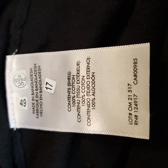 onia cotton crewneck sweater.   Black size XL.   NWT. - Picture 3 of 7